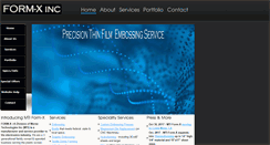 Desktop Screenshot of form-x.com